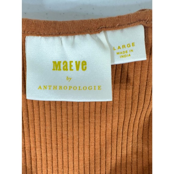 Maeve Rust Ruffle Blouse - Picture 4 of 11